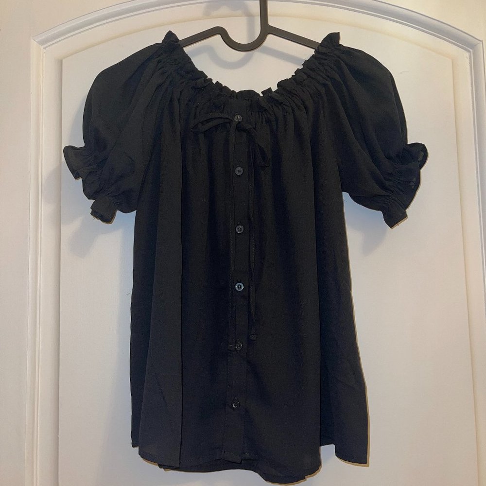 Haute Monde Black Blouse S